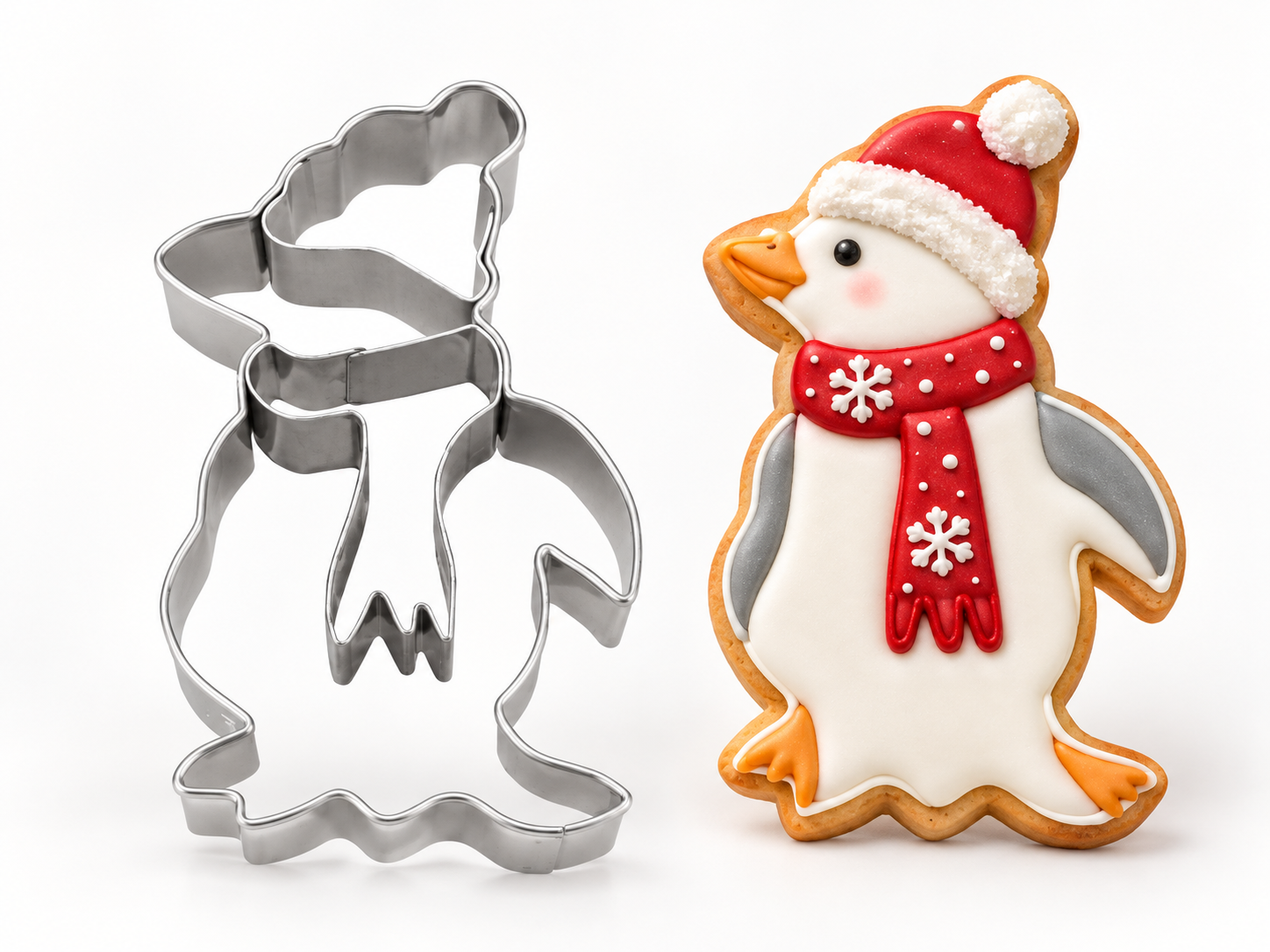 Prägeausstecher Pinguin 6 cm