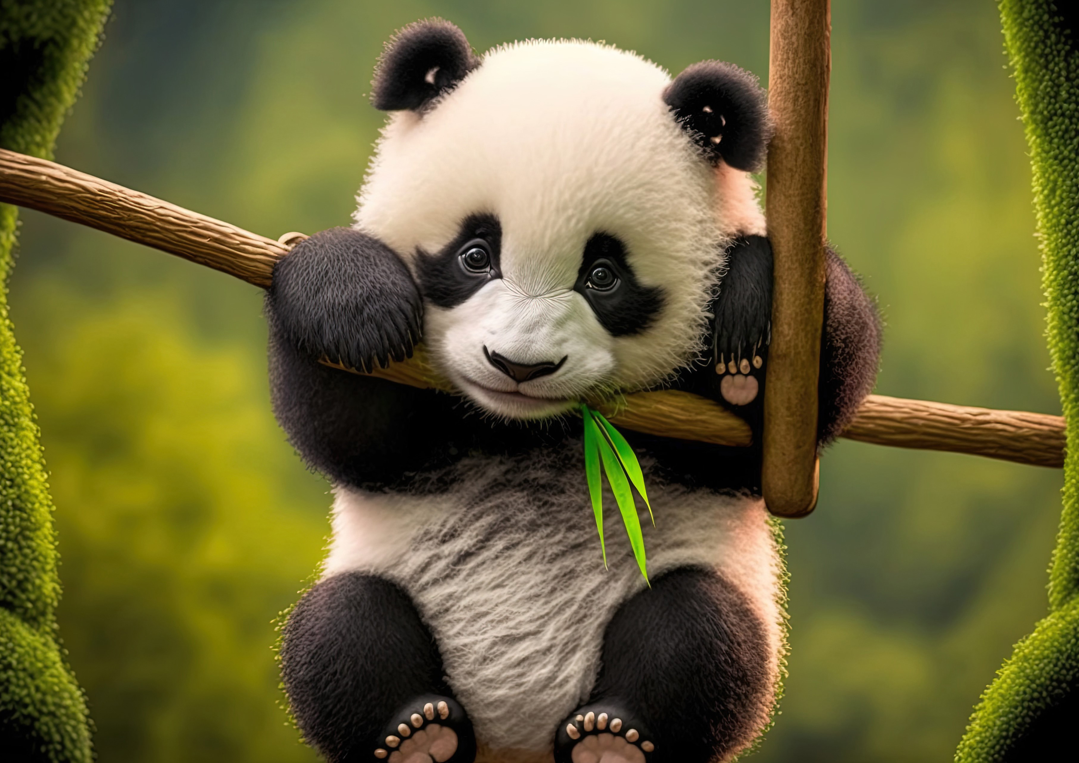 Deko Fondant Panda