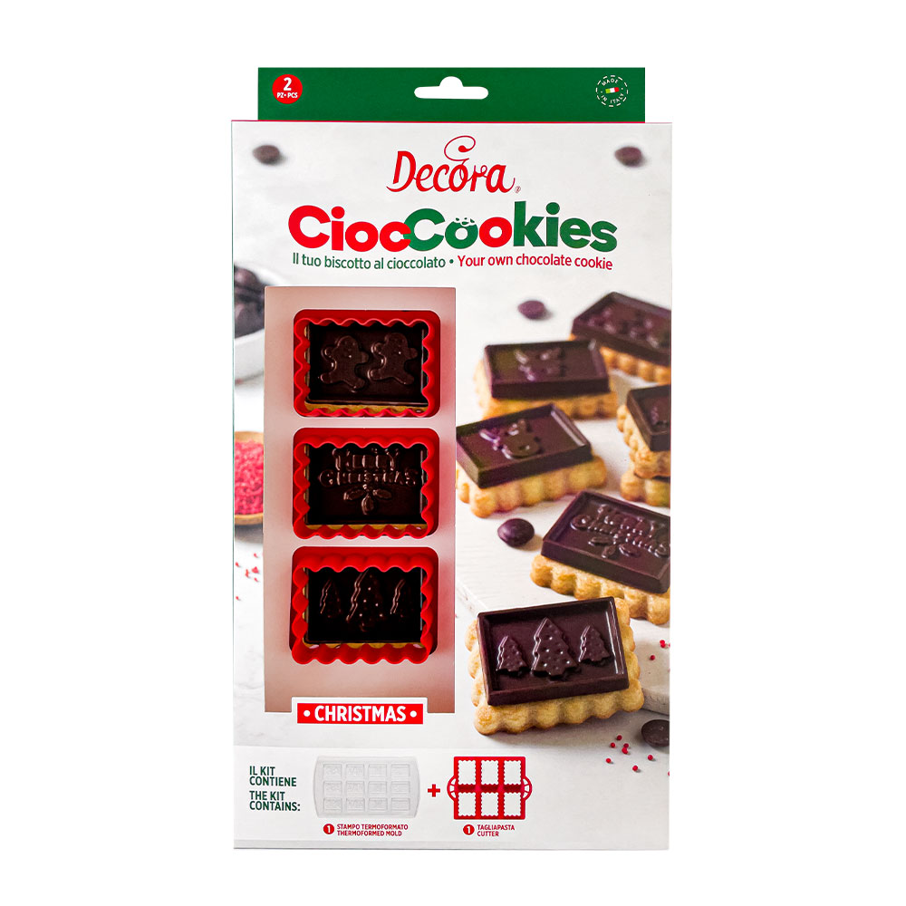 Ausstecher Set Cookies Schokoladenkeks Weihnachten