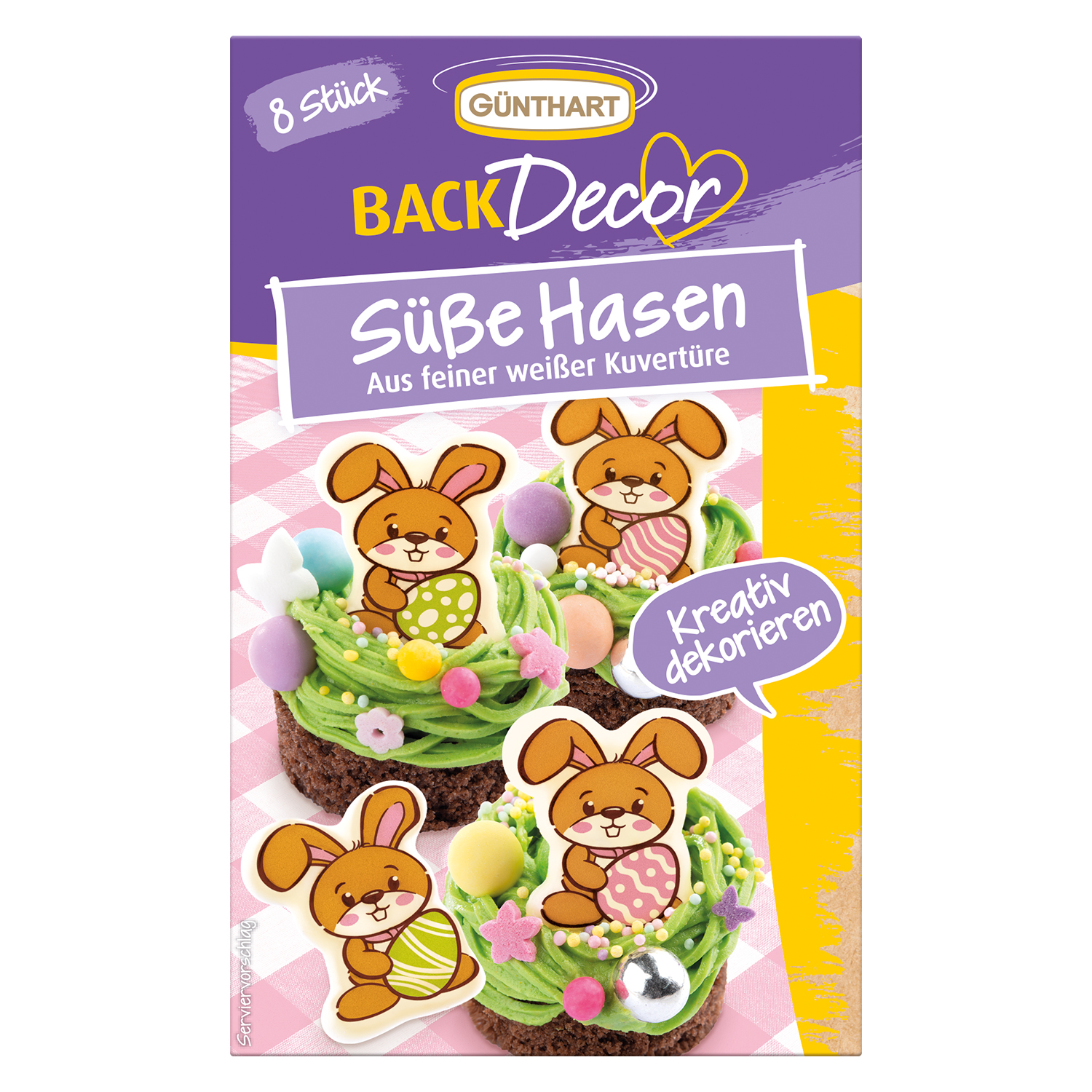 Süße Hasen, weiße Schokolade 