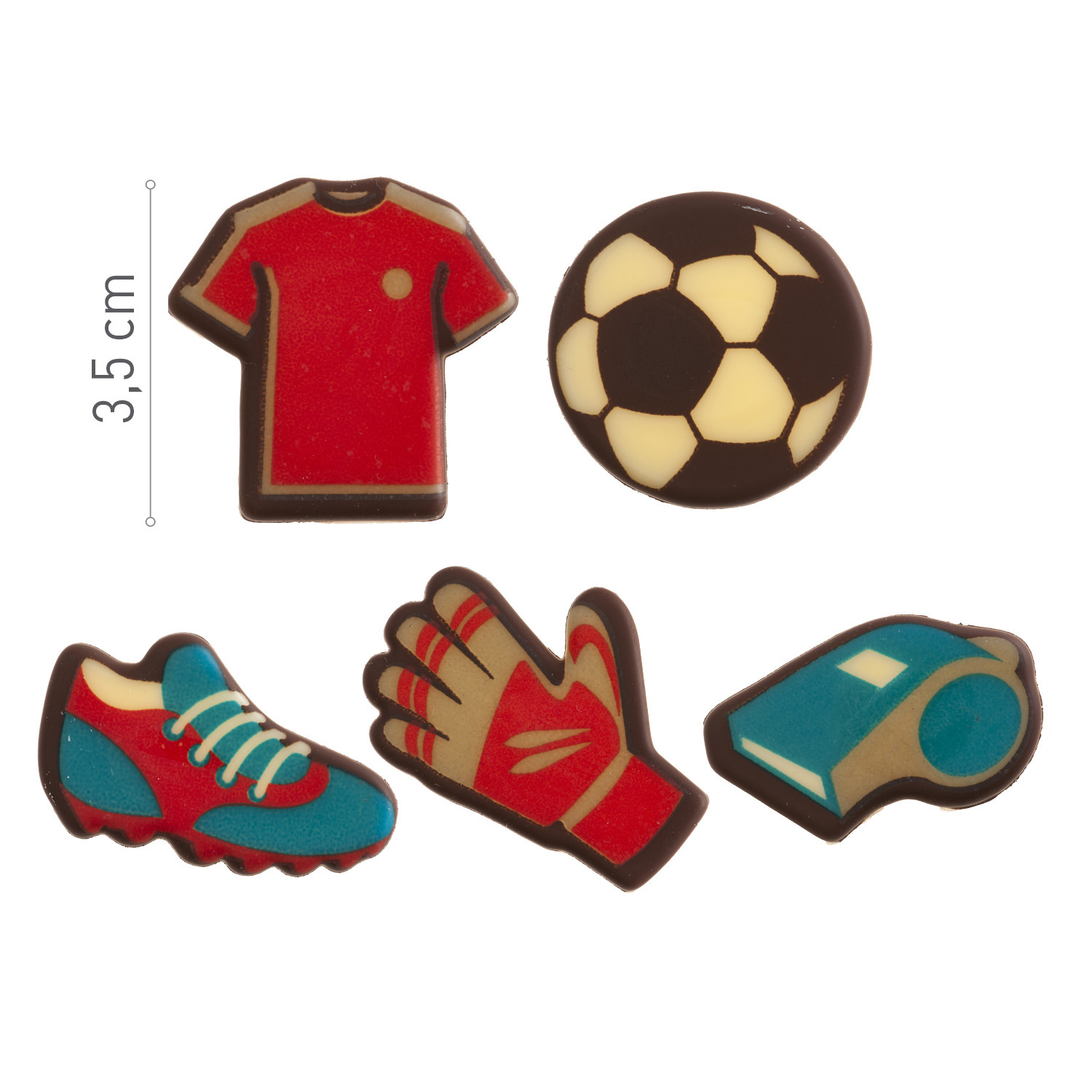 Fußball Schokoladendekoration