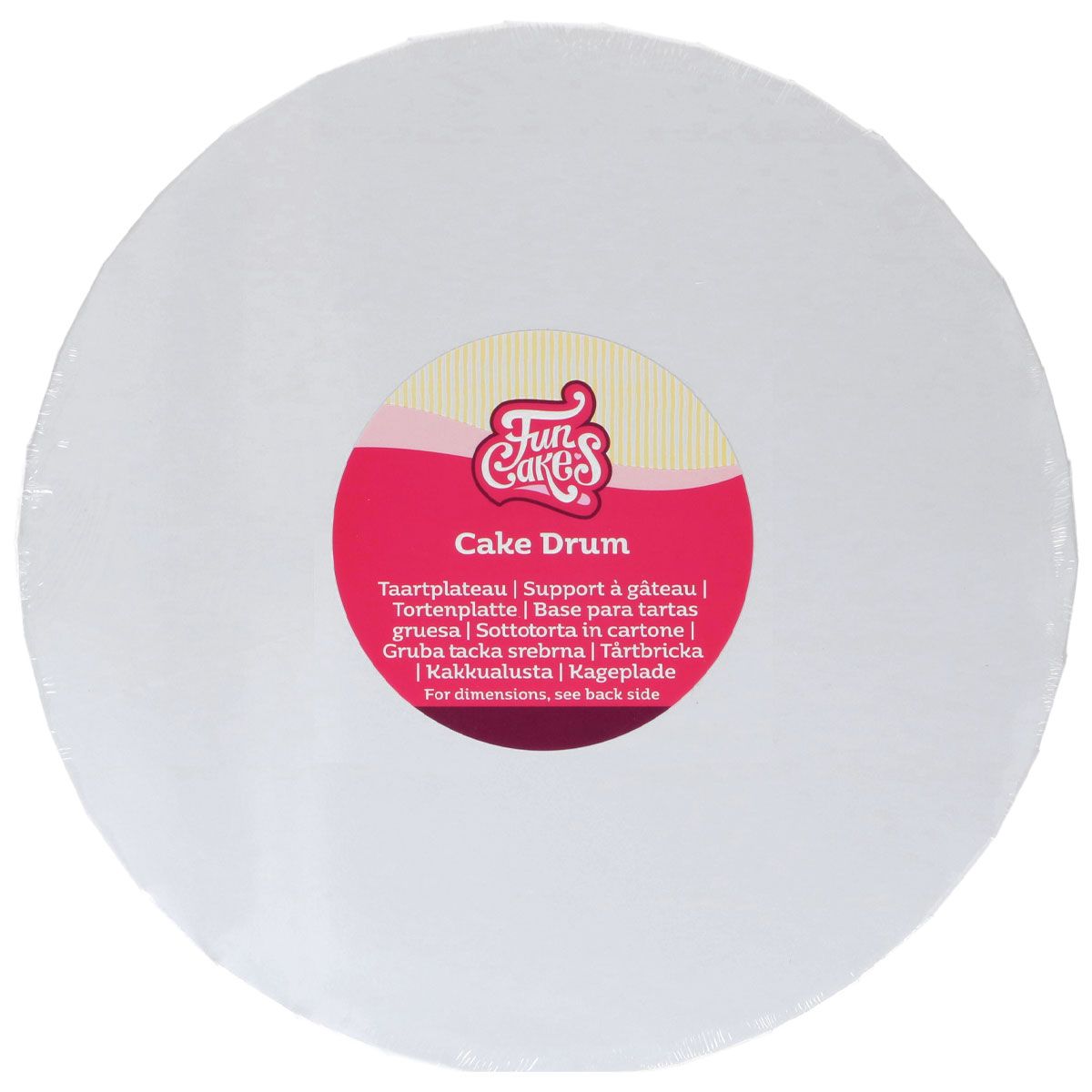 Tortenplatte Ø25cm White 20mm dick