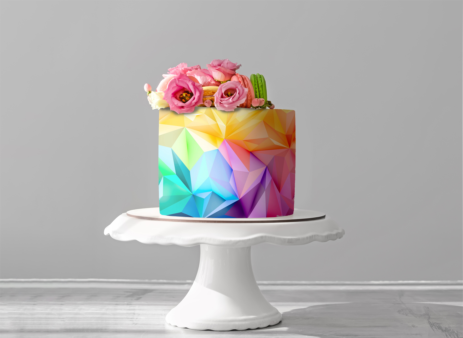 Deko Fondant Muster bunt