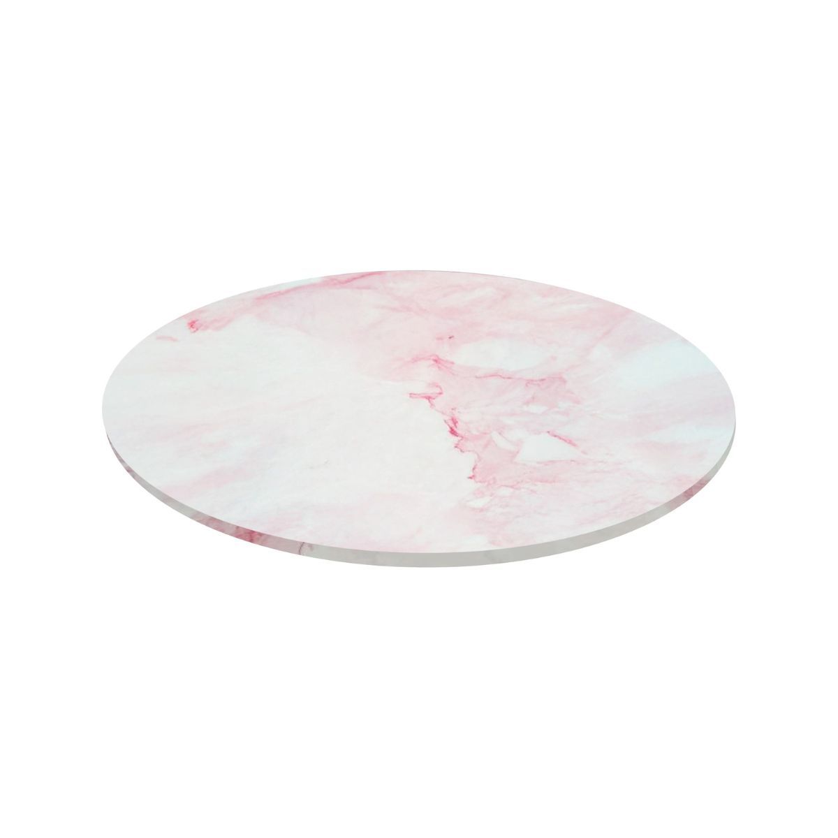 Tortenplatte Simply Making Matt Masonite Board Round Pink Marble 30 cm