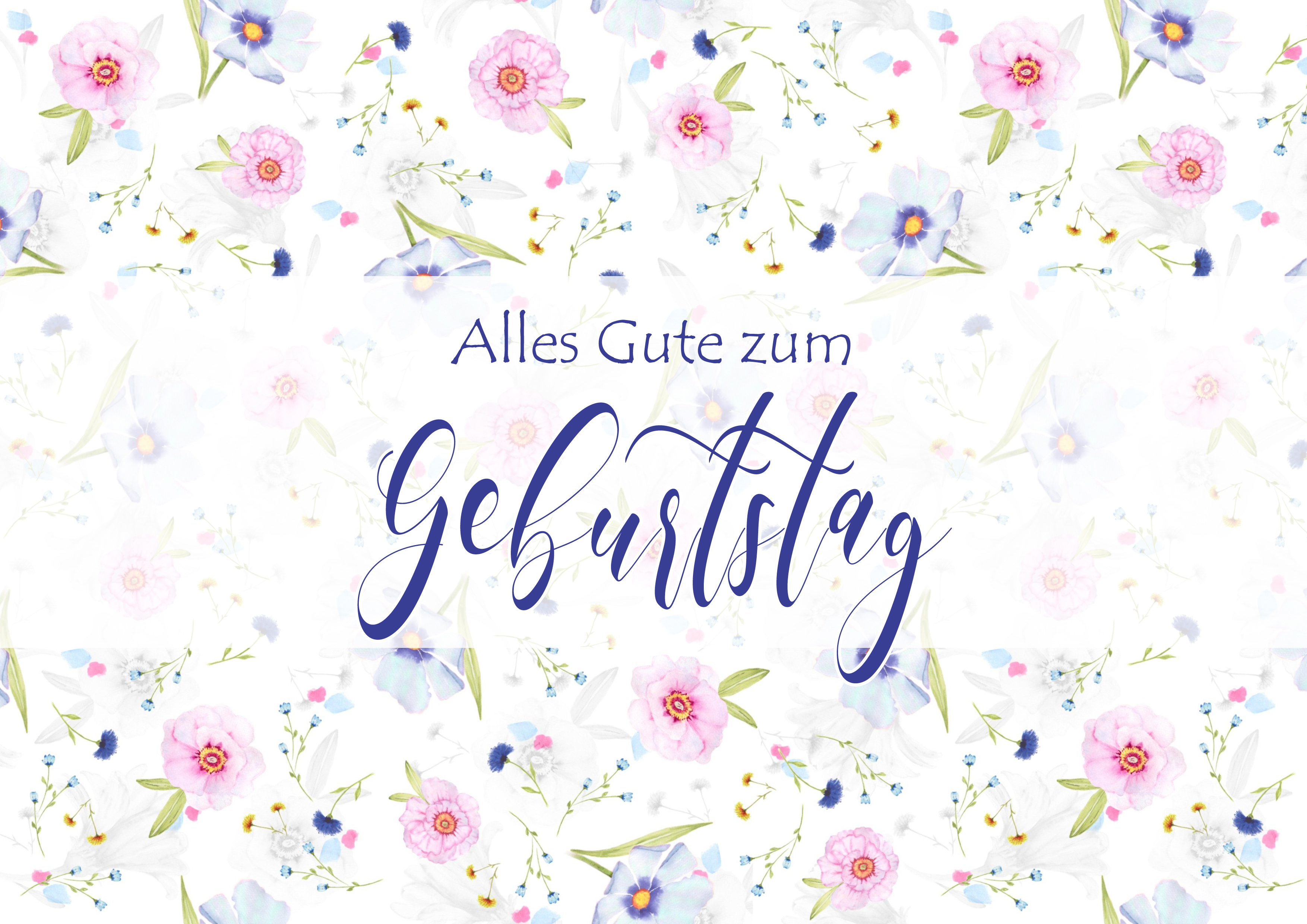 Rouladendekor "Alles Gute zum Geburtstag"