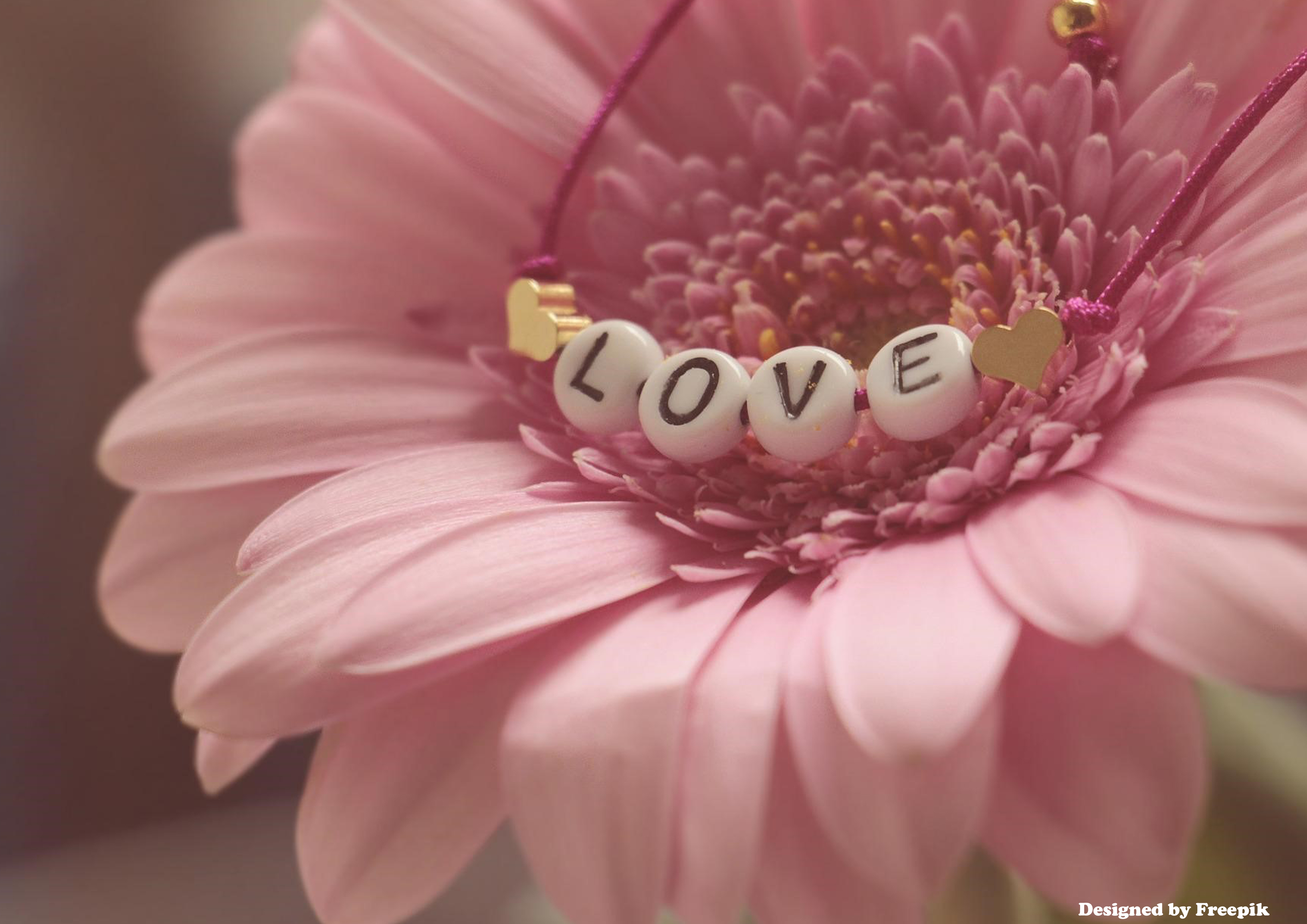 Tortenaufleger Blume rosa