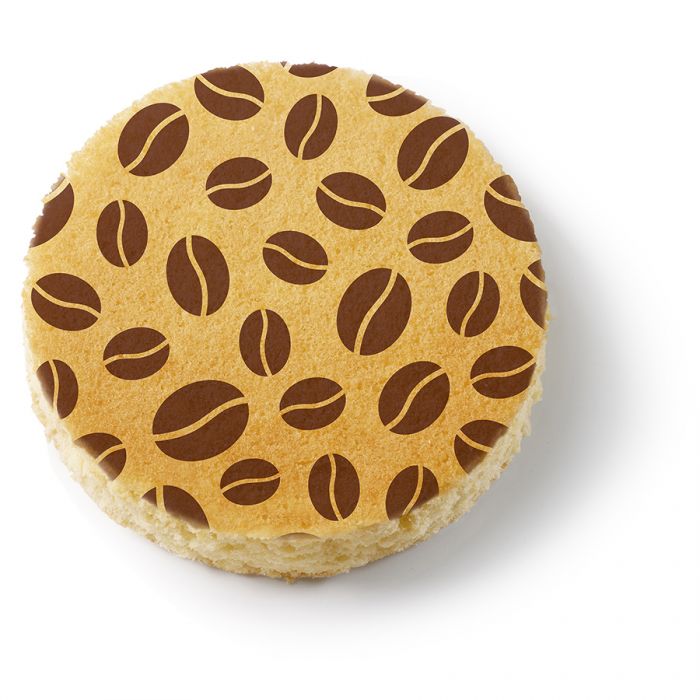 Essbares Transfer Sheet Kaffee für Teig, Gebäck & Backdekor  