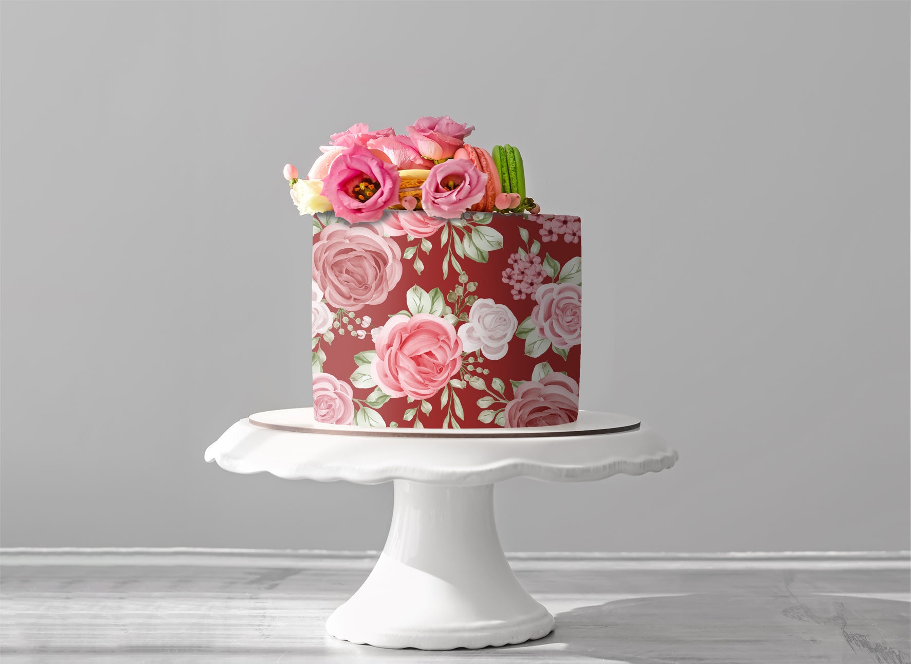Deko Fondant Rosen