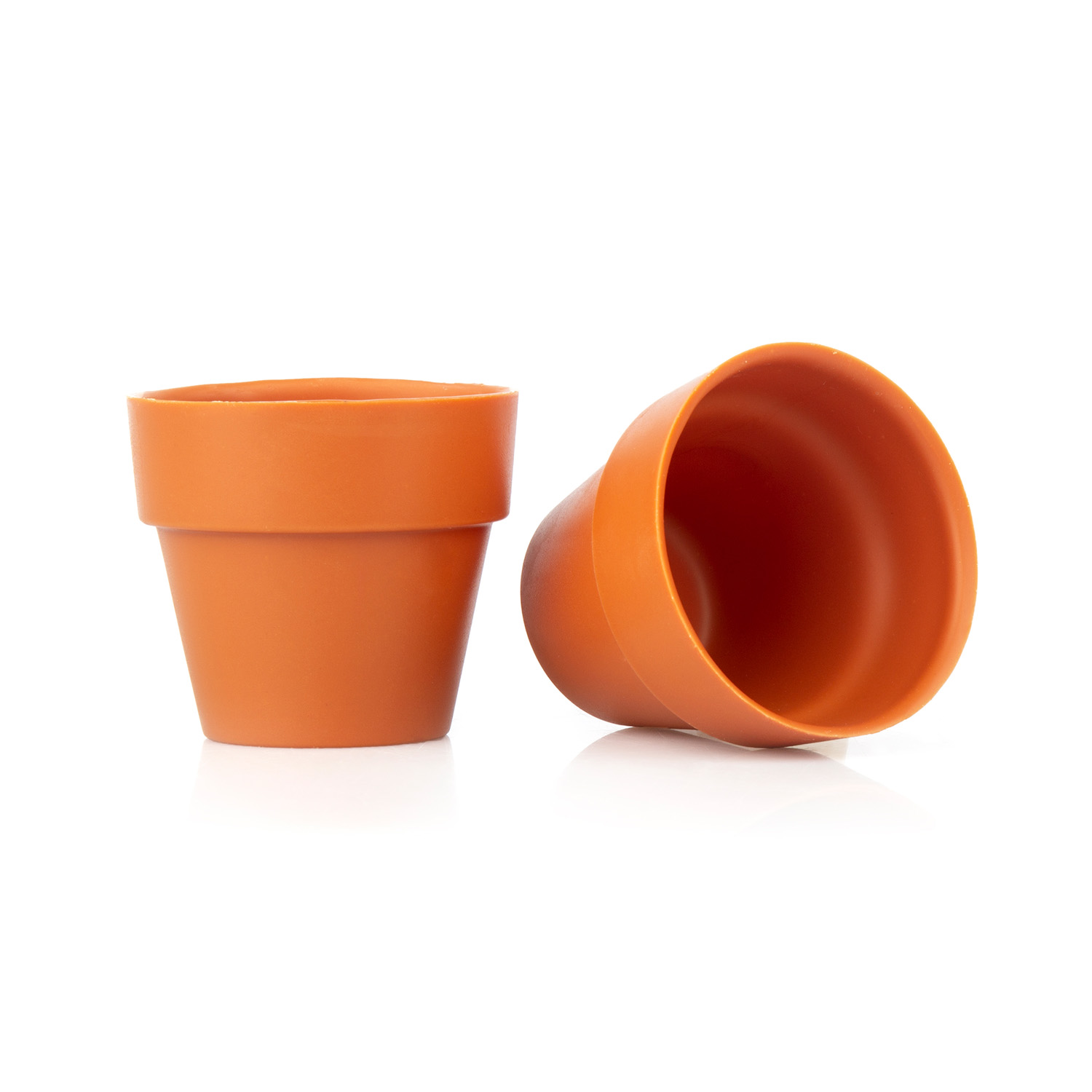 🪴 Essbare Blumentöpfe aus Schokolade – Cupcake & Cake Deko (VE 14 Stück)