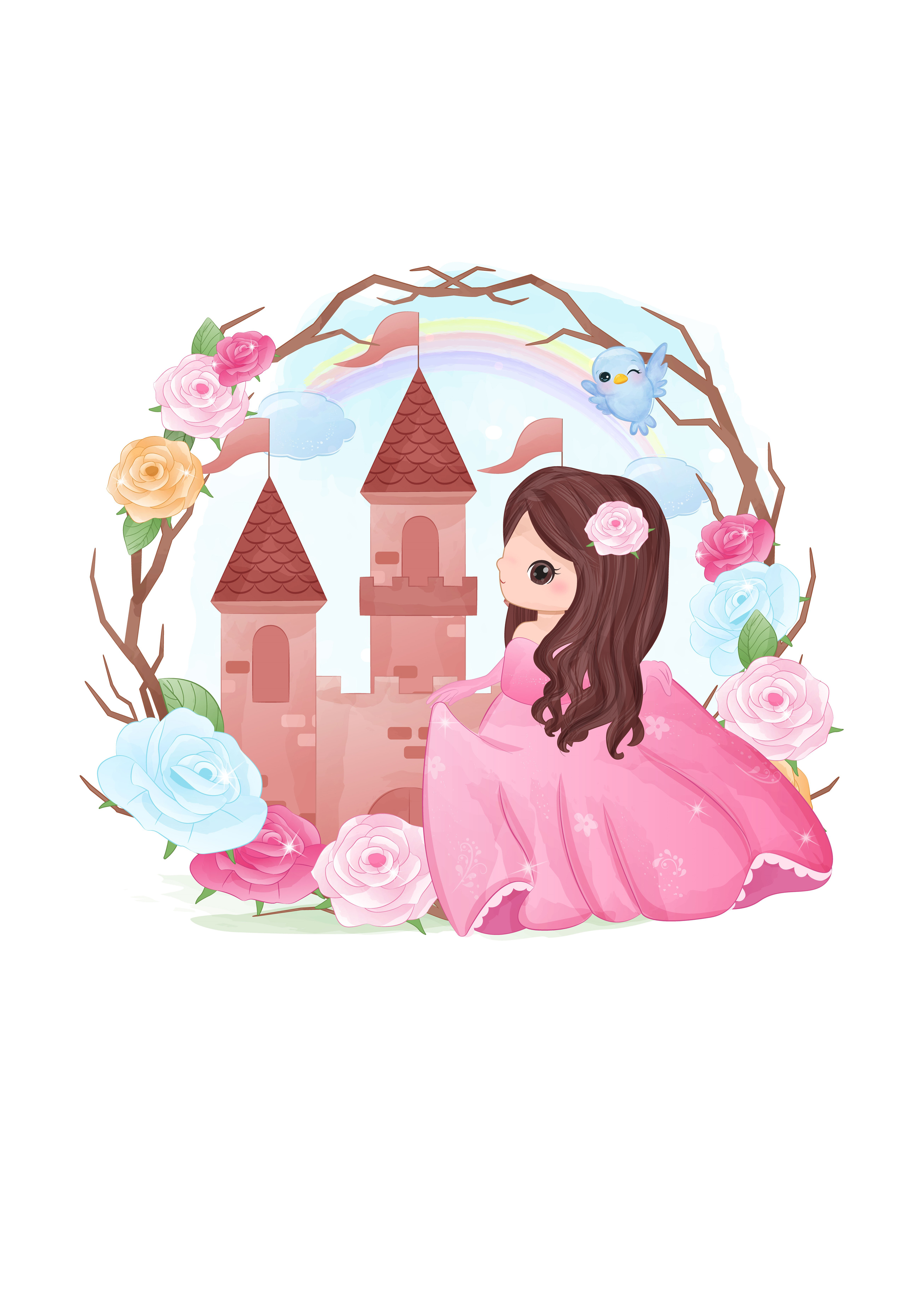 Tortenaufleger Prinzessin