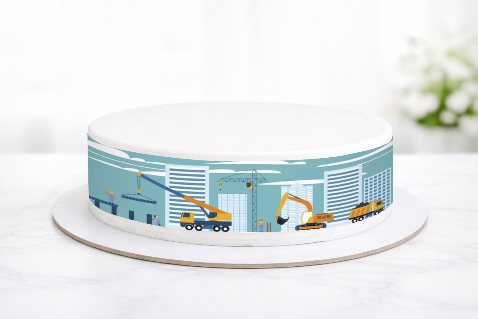 Tortenband Baustelle