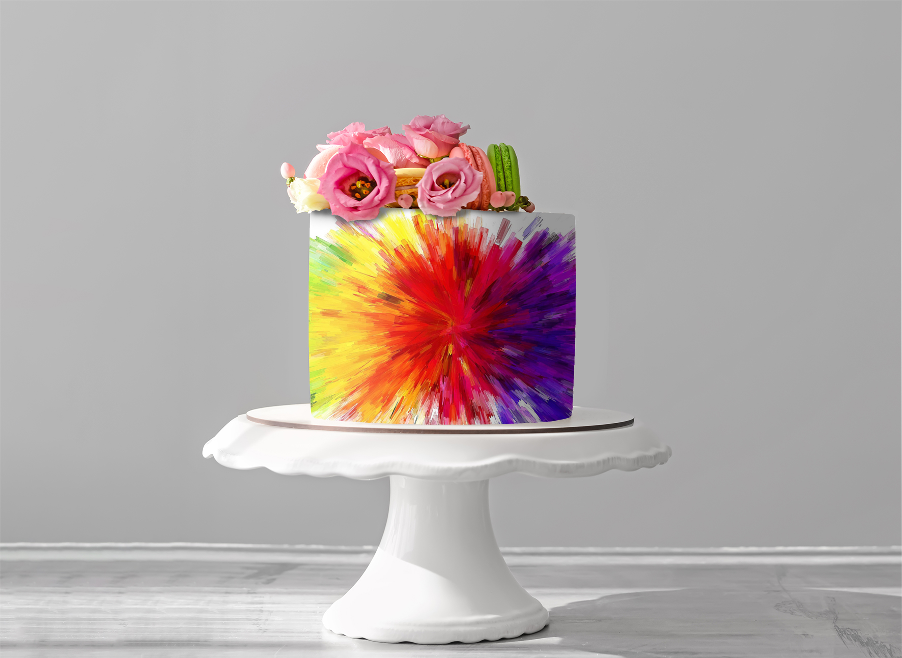 Deko Fondant bunt