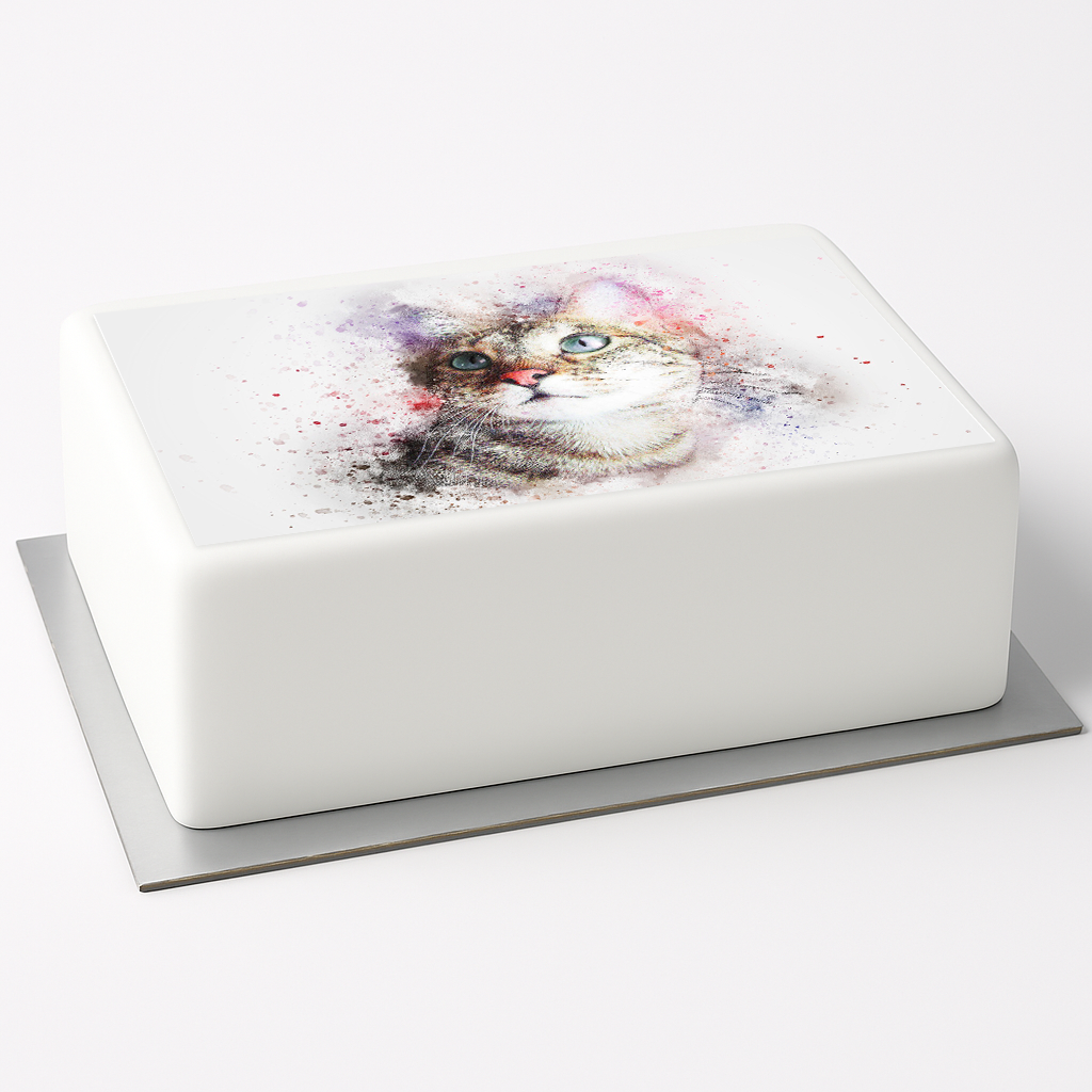 Tortenaufleger Katze