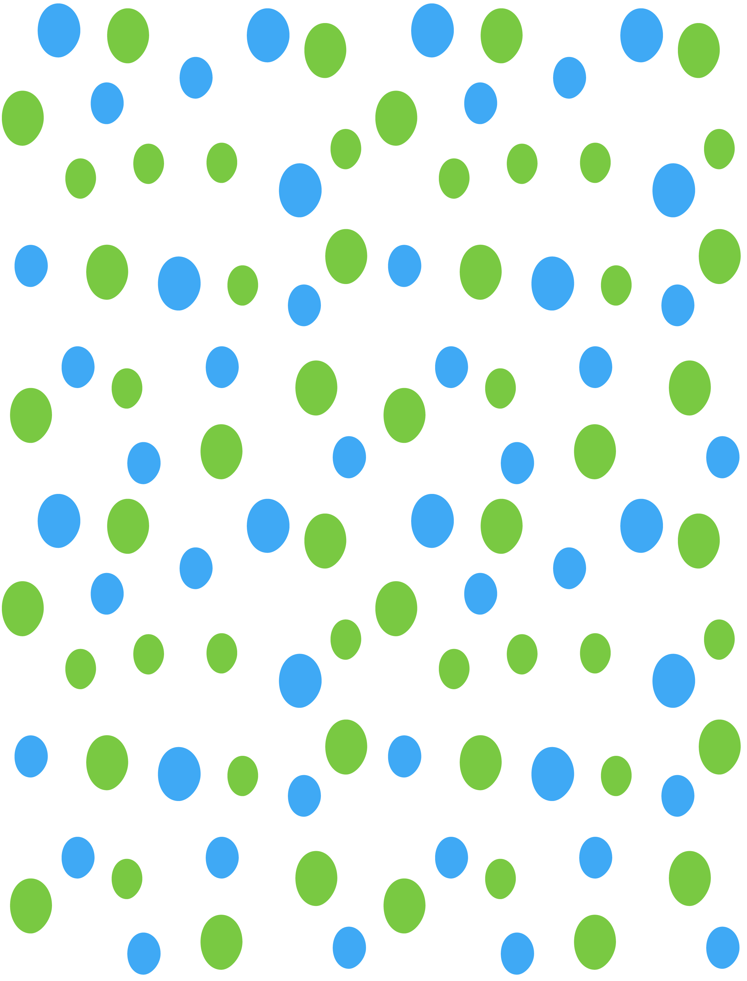 Tortenband Punkte blau-grün