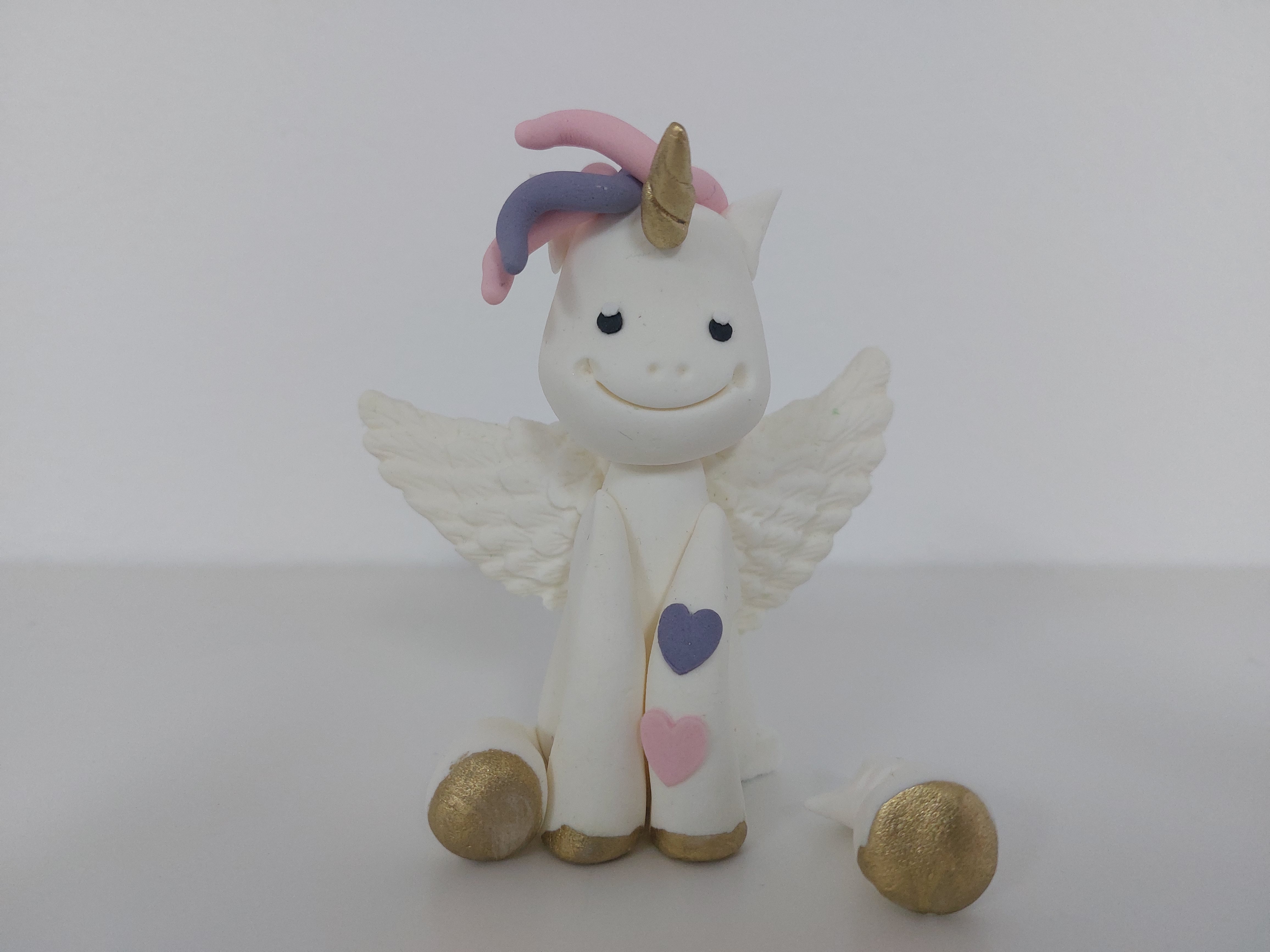 Tortenfigur Einhorn (Fuß abgebrochen)