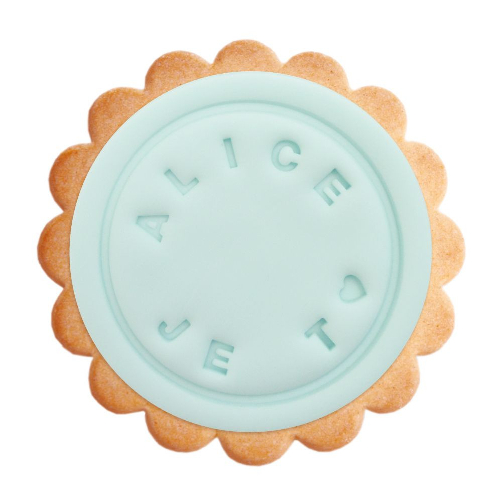 Personalisierbarer Keksstempel – für Namen, Botschaften & Anlässe