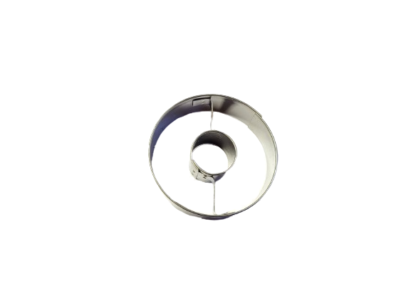Ausstecher Kreis in Kreis / Donut ca. 4,5 cm