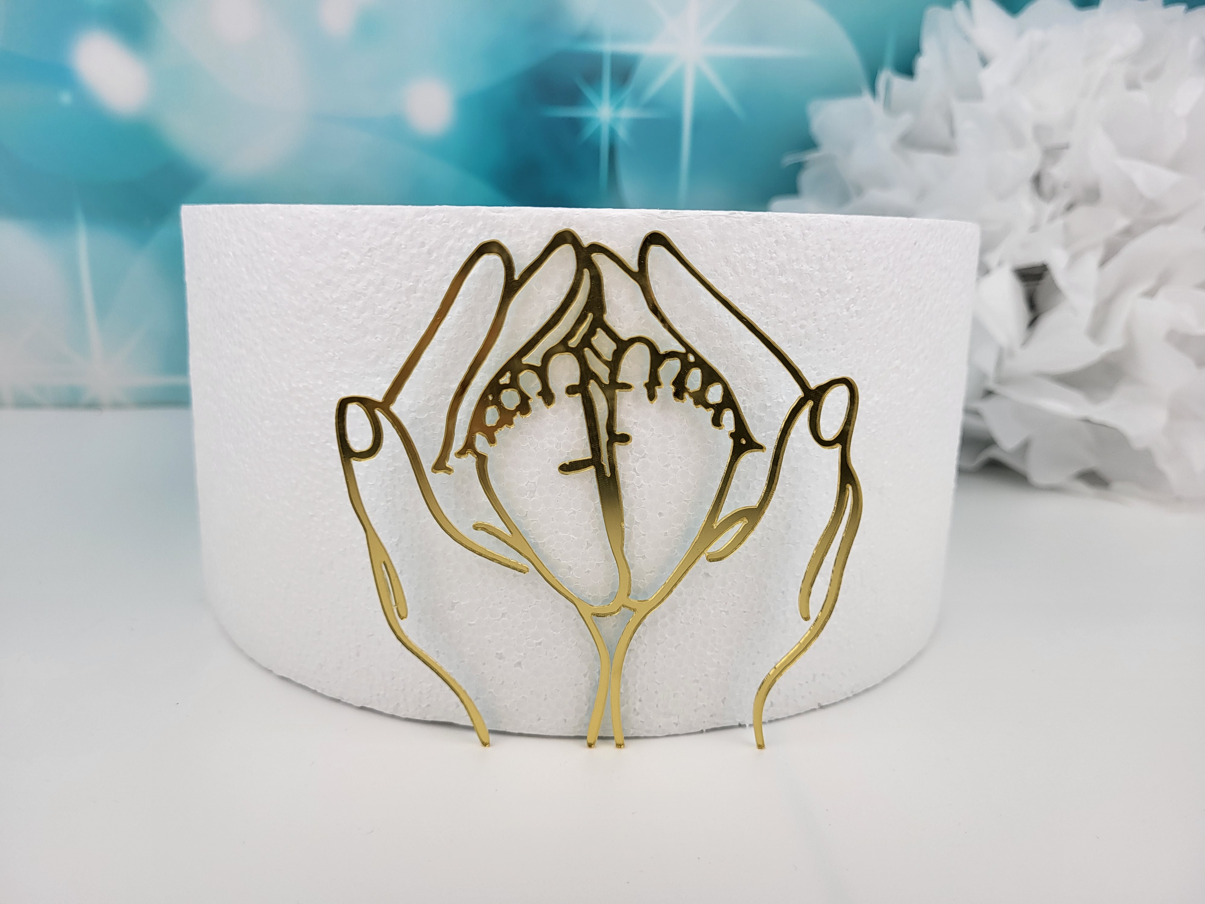 Cake Topper Hände mit Babyfüssen