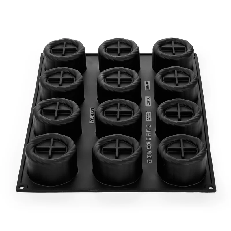 Pavoni Silikonform Panier PX43127 – Monoporzionenform mit 12 Mulden