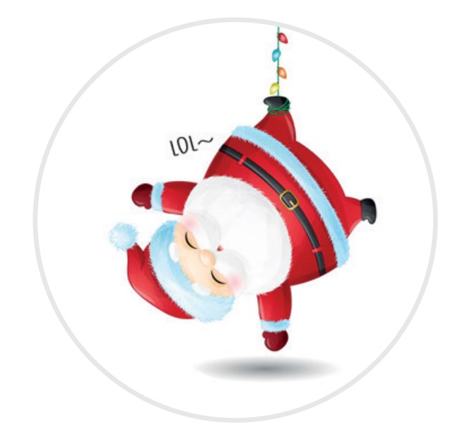 Keksaufleger Weihnachtsmann