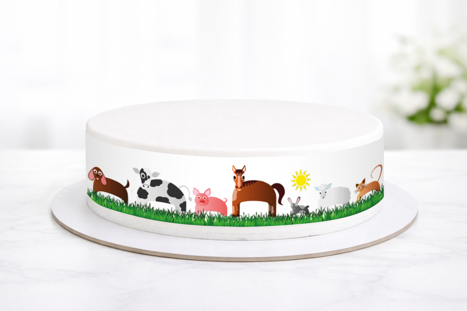 Tortenband Bauernhof