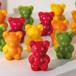 Martellato Bobo Pralinenform Teddybär aus Polycarbonat für Schokolade 20 Mulden