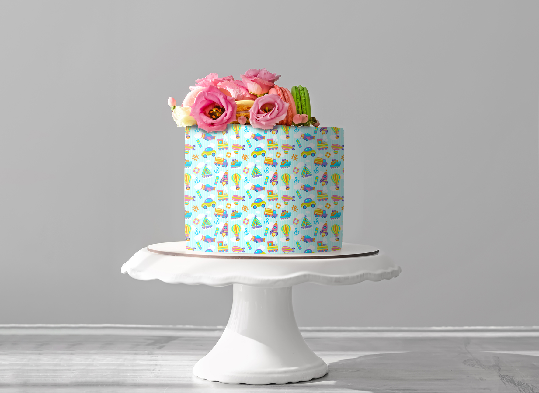 Deko Fondant Kinderfahrzeug