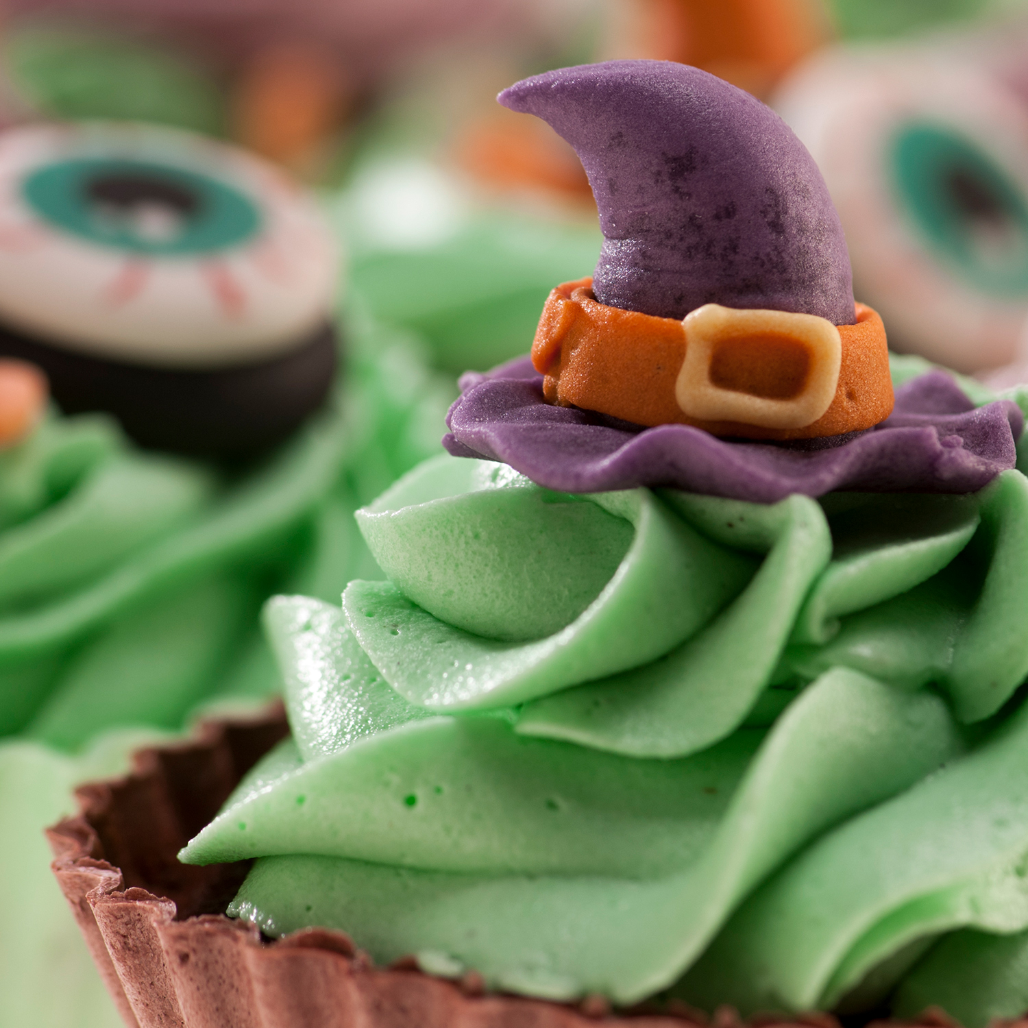 Zuckerdekoration Hexenhüte 4 Stk.