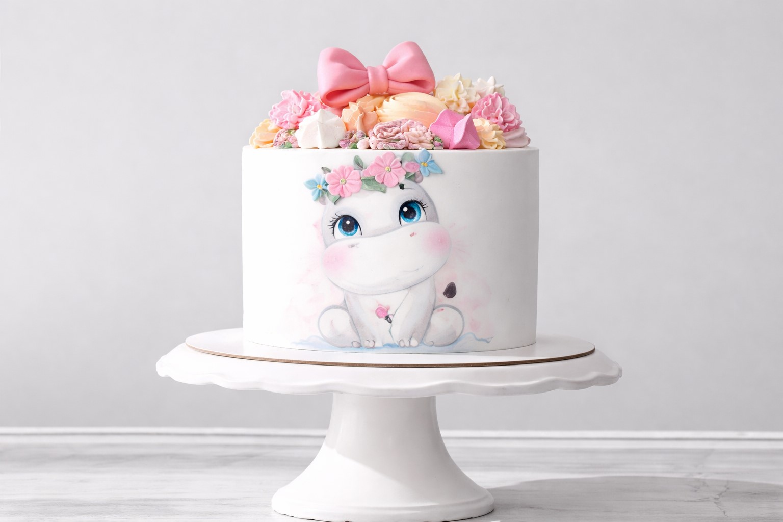 Deko Fondant Nilpferd