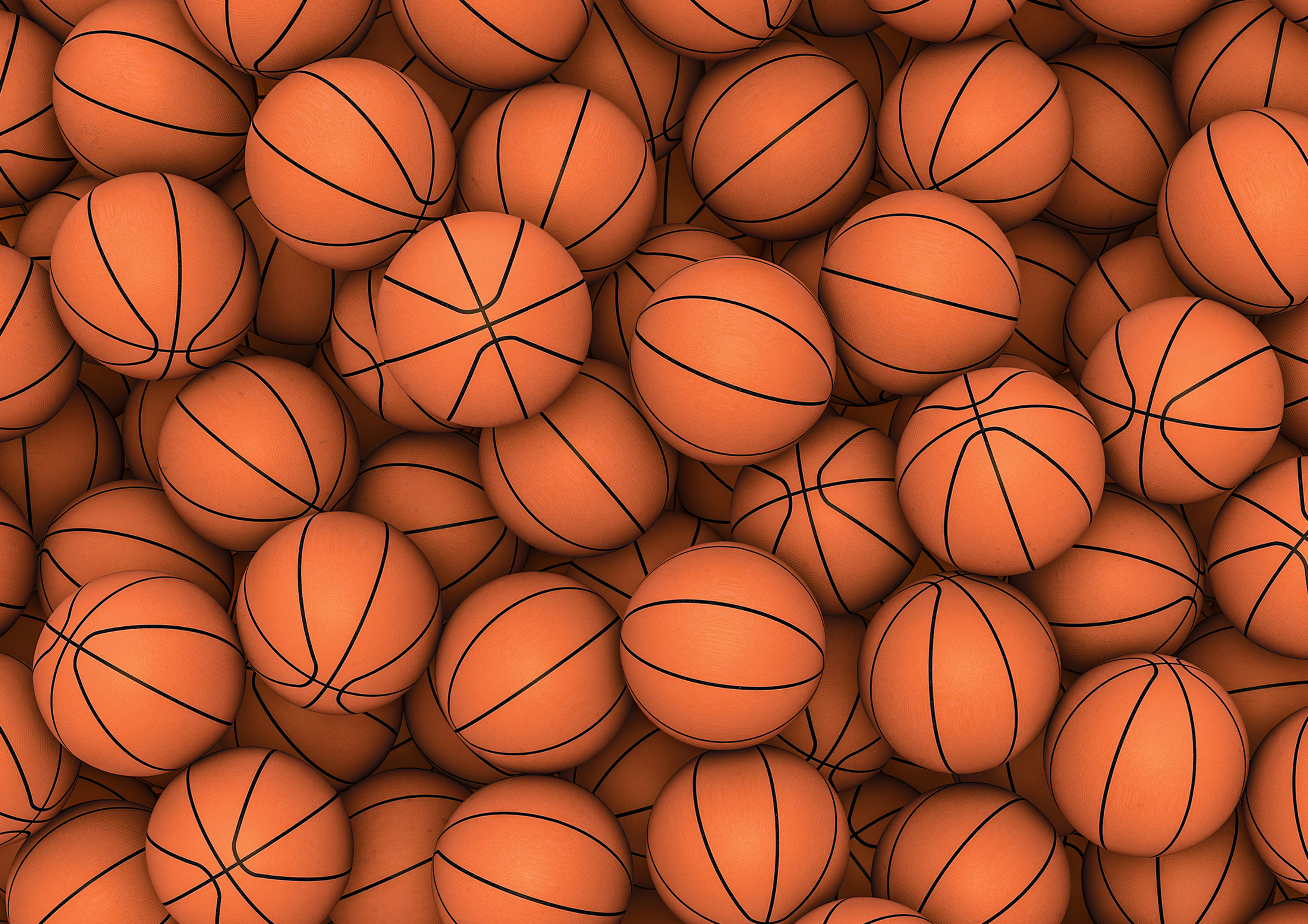 Deko Fondant Basketball