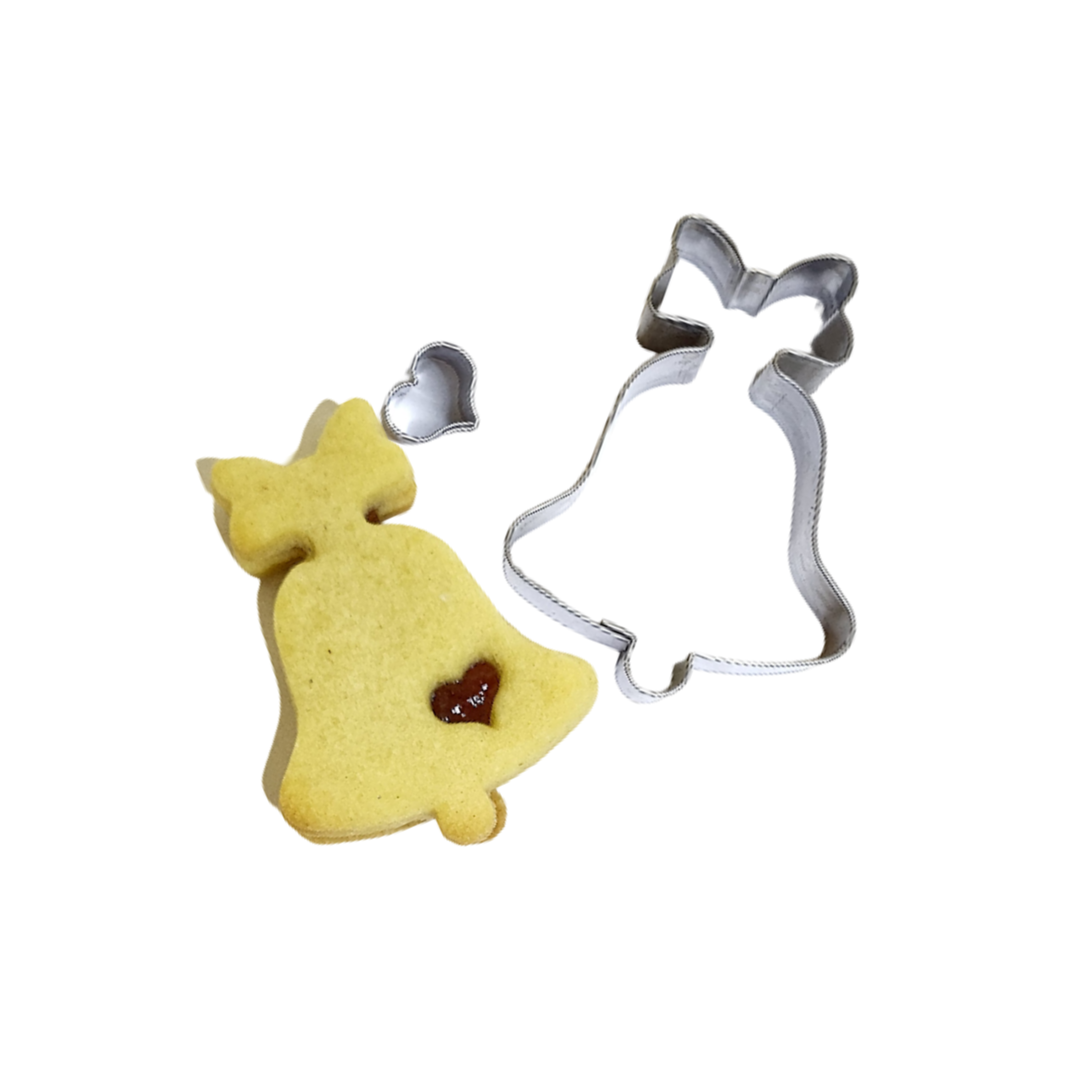 Linzer Ausstecher Glocke mit Herz 