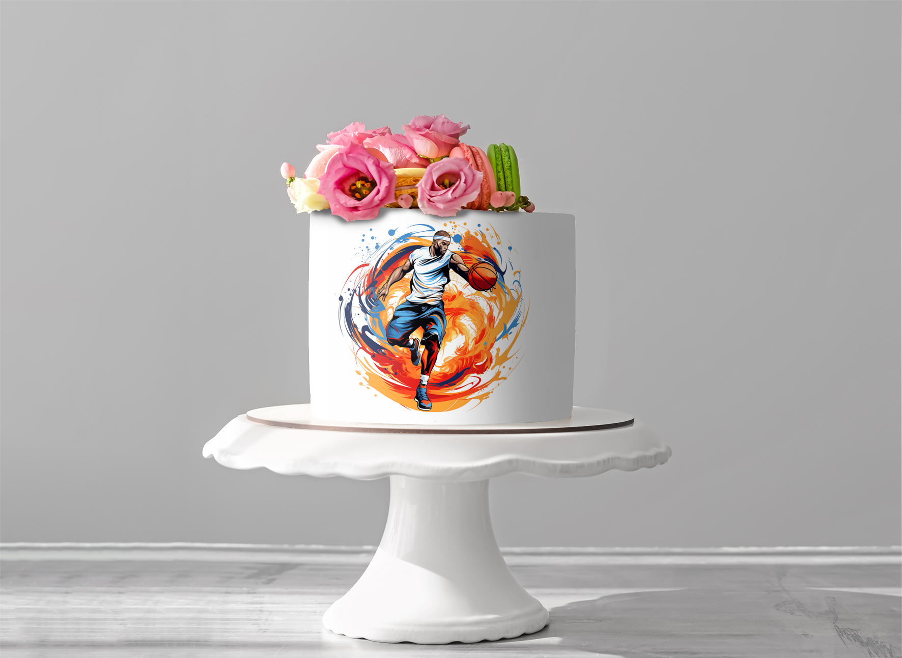 Deko Fondant  Basketballspieler