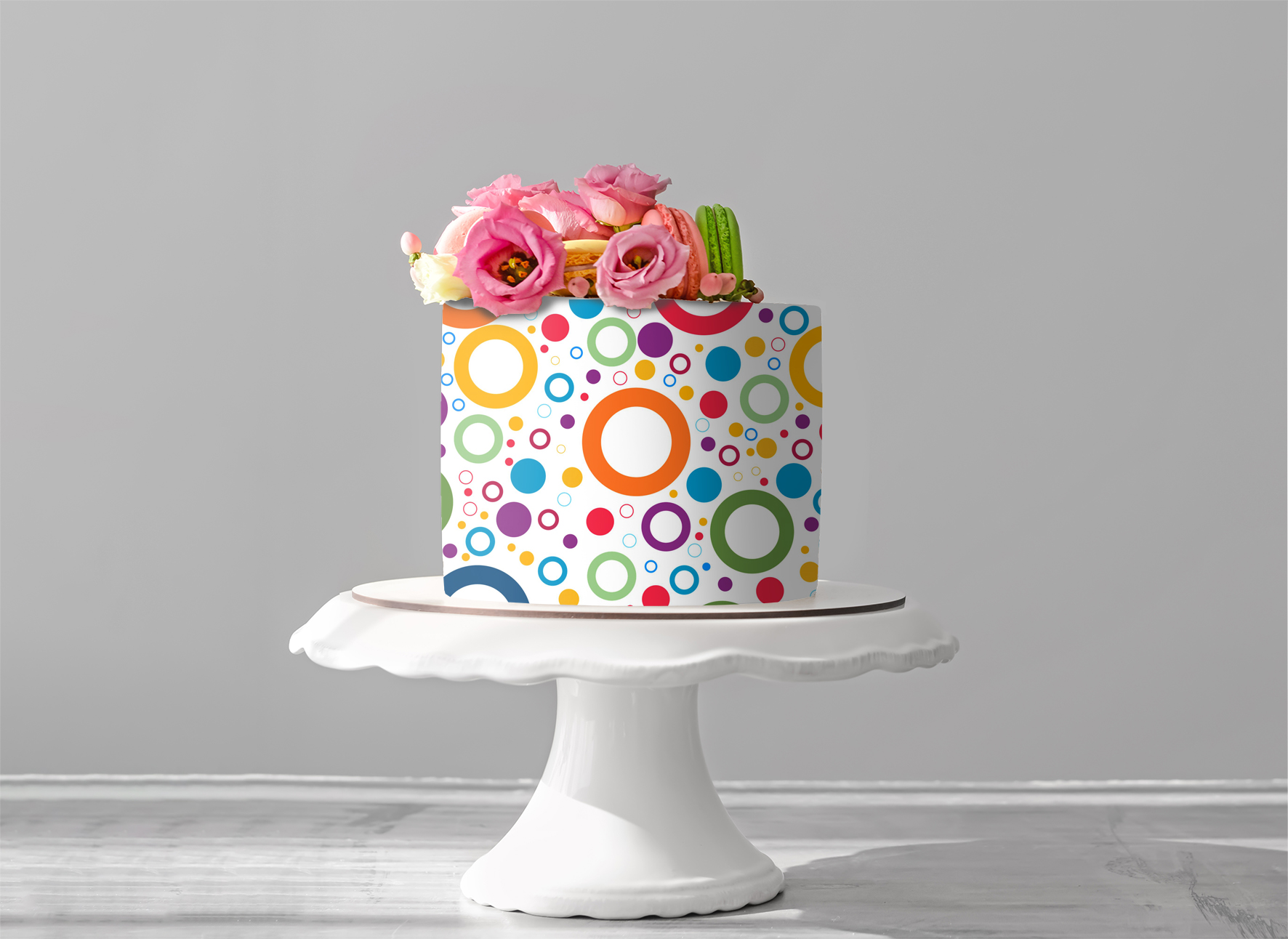 Deko Fondant Kreise