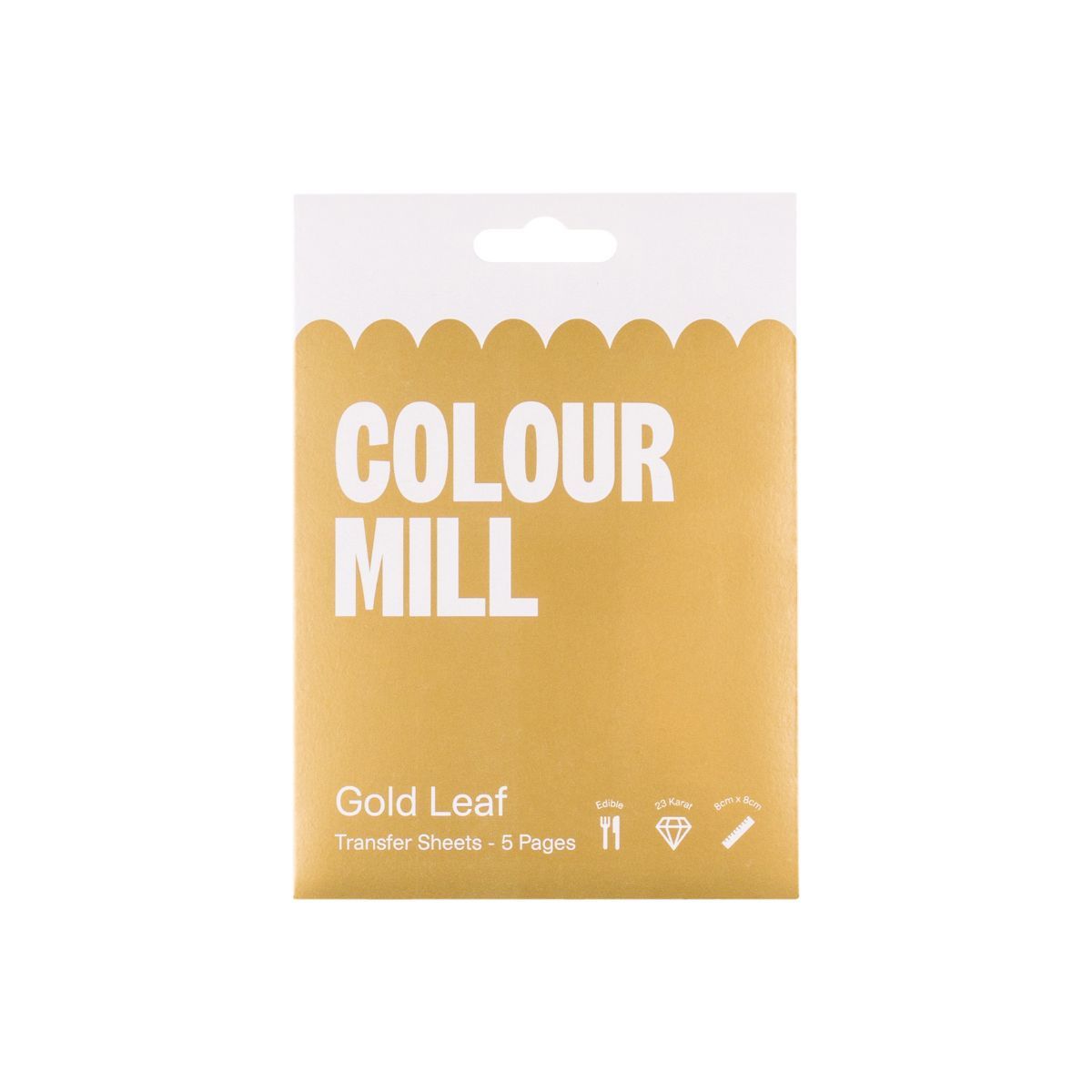 Reines Blattgold Colour Mill 23kt - 8cm pk/5 Reines Blattgold Colour Mill 23kt - 8cm pk/5