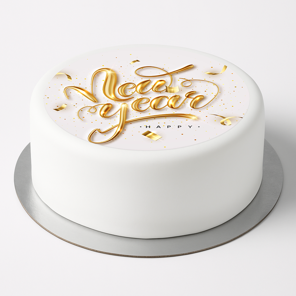 Tortenaufleger Silvester