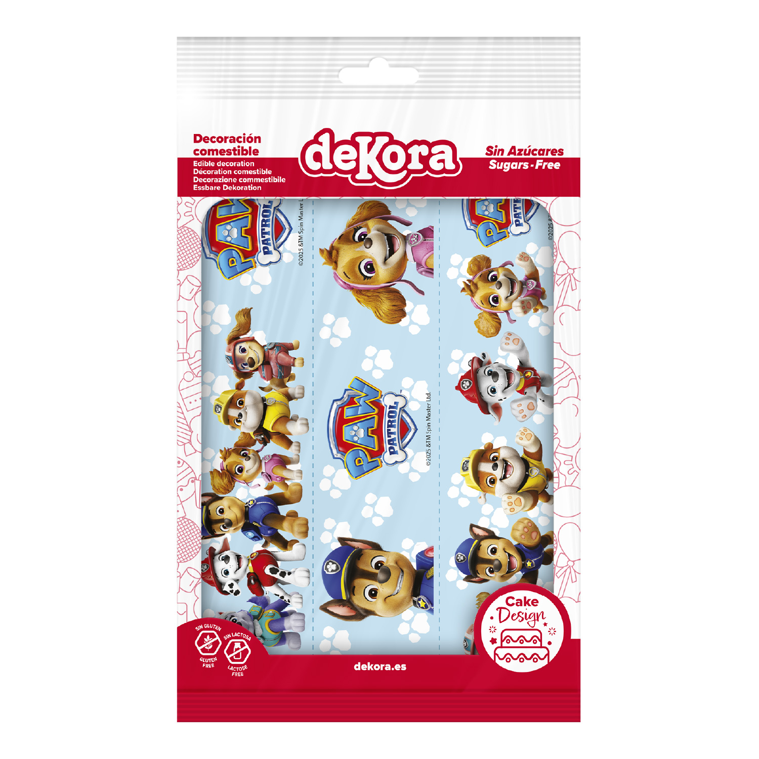 Essbare Paw Patrol Dekoration A5 – Tortenband für Kindergeburtstag