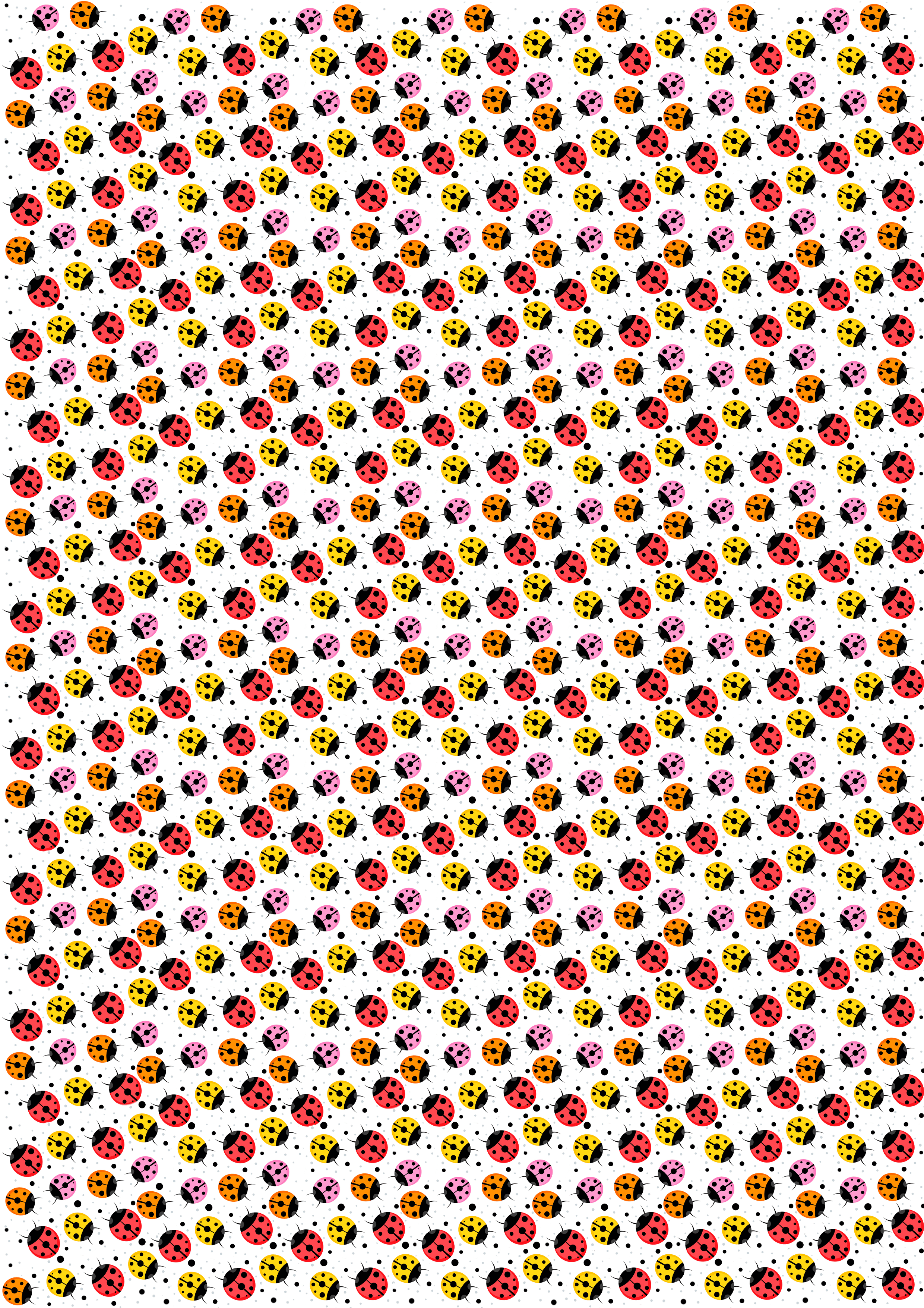 Schokoladen Transferfolie Abziehfolie Marienkäfer