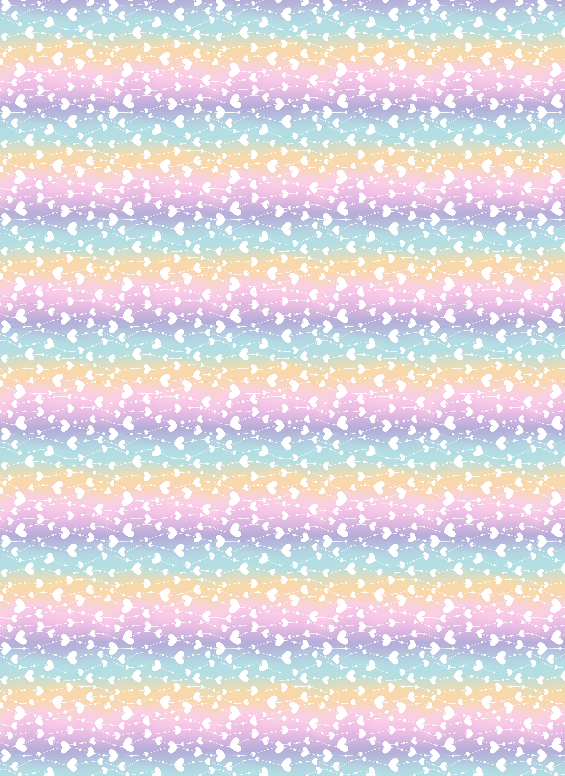 Schokoladen Transferfolie Abziehfolie Herzen Regenbogen