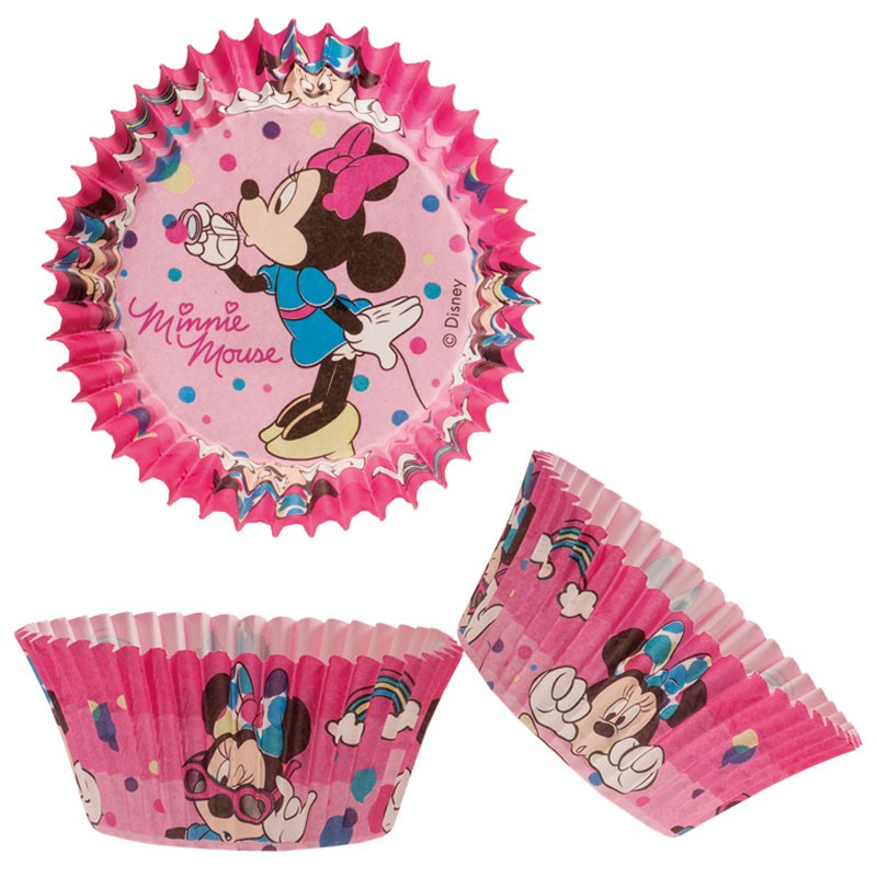 Cupcake Papier Förmchen Minnie Maus 5 cm