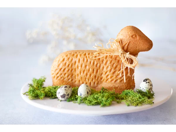 3D-Backform Osterlämmchen – 2-teilig Metall (880 ml)