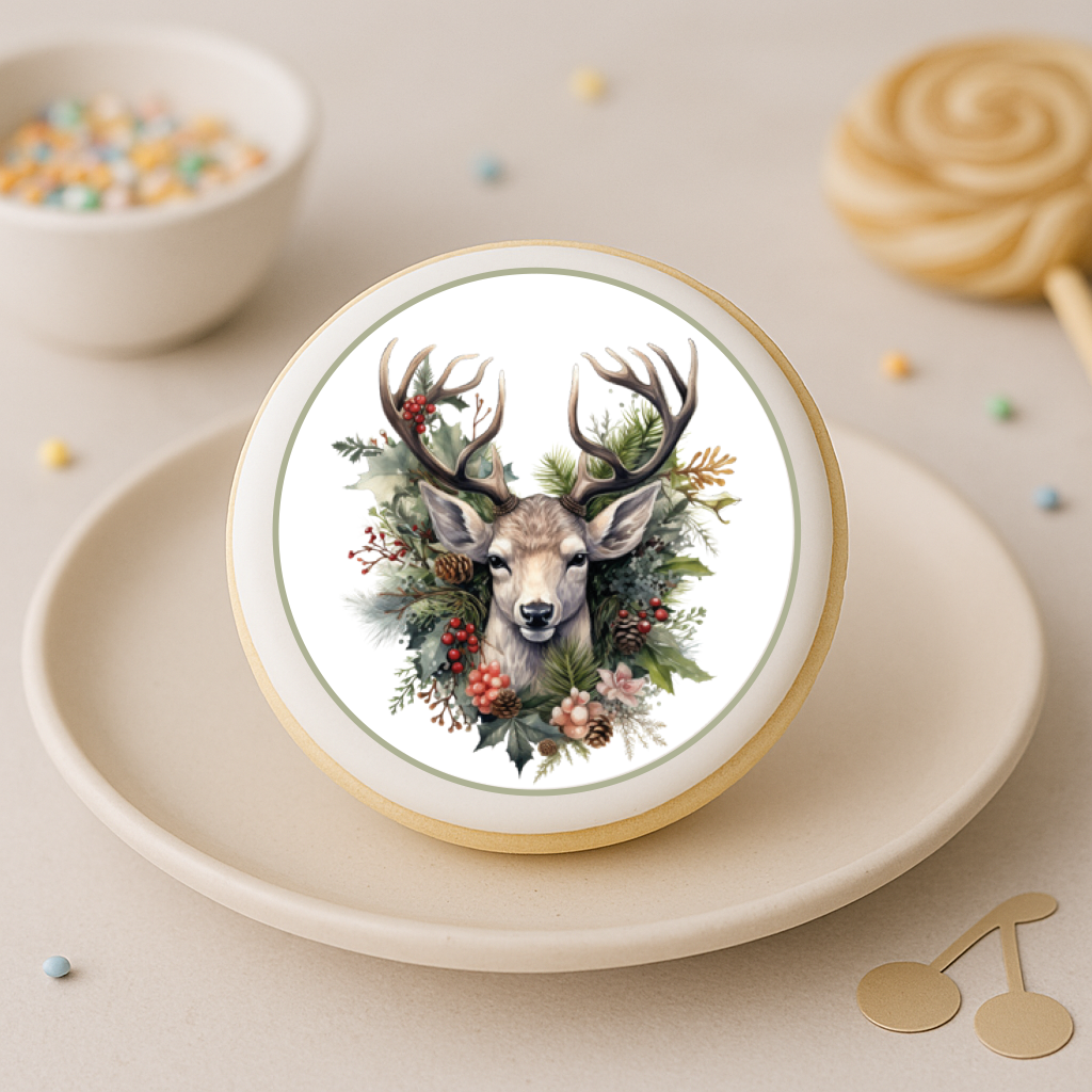 Keksaufleger Hirschkopf