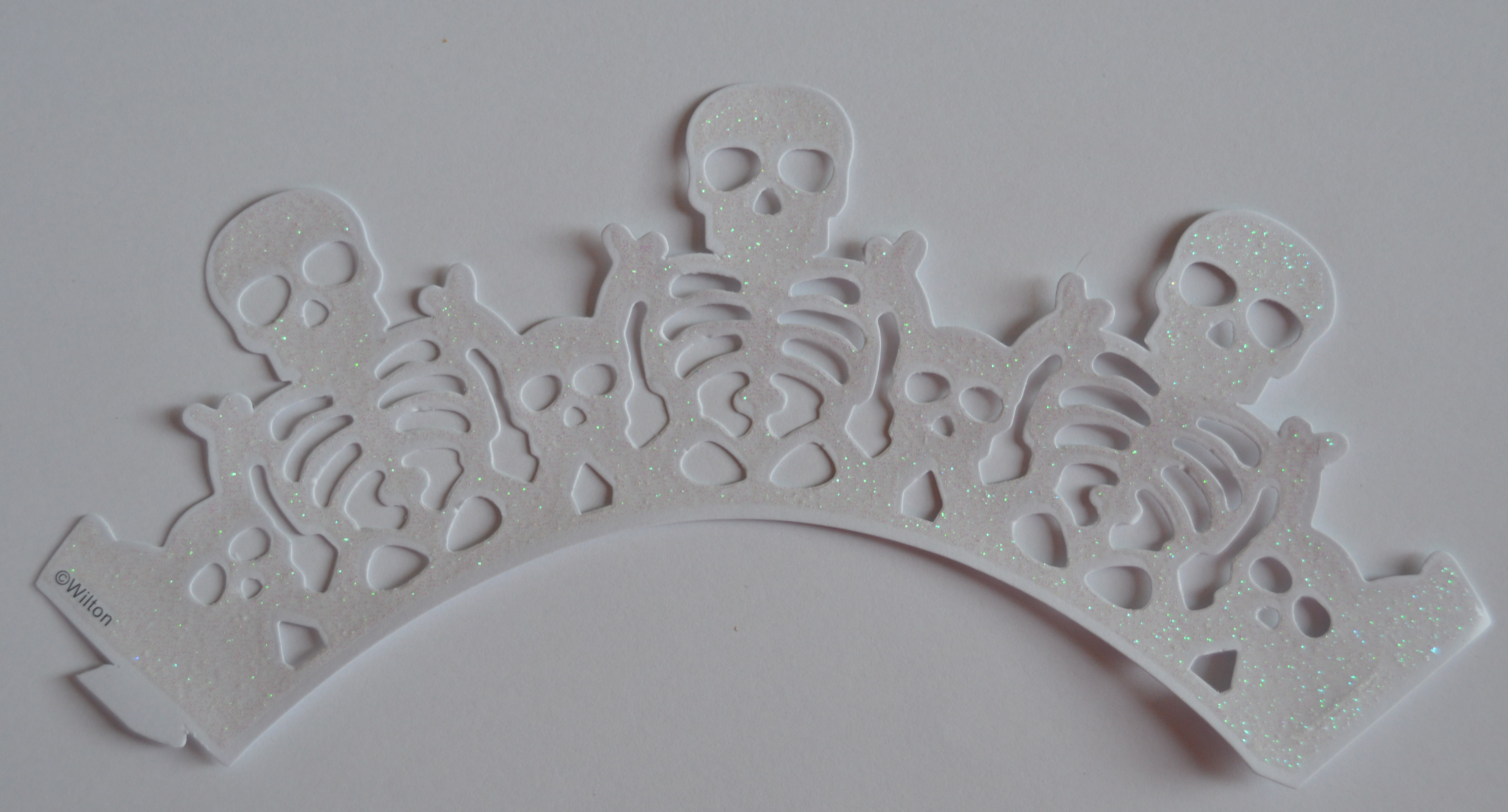 Wilton Cupcake Wraps Skelette