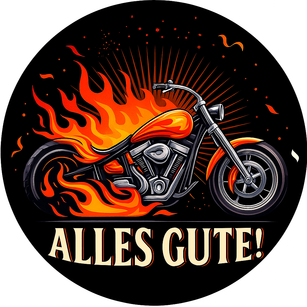 Tortenaufleger Motorrad