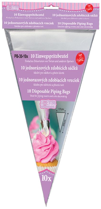 Einwegspritzbeutel 10 Stück 30 cm