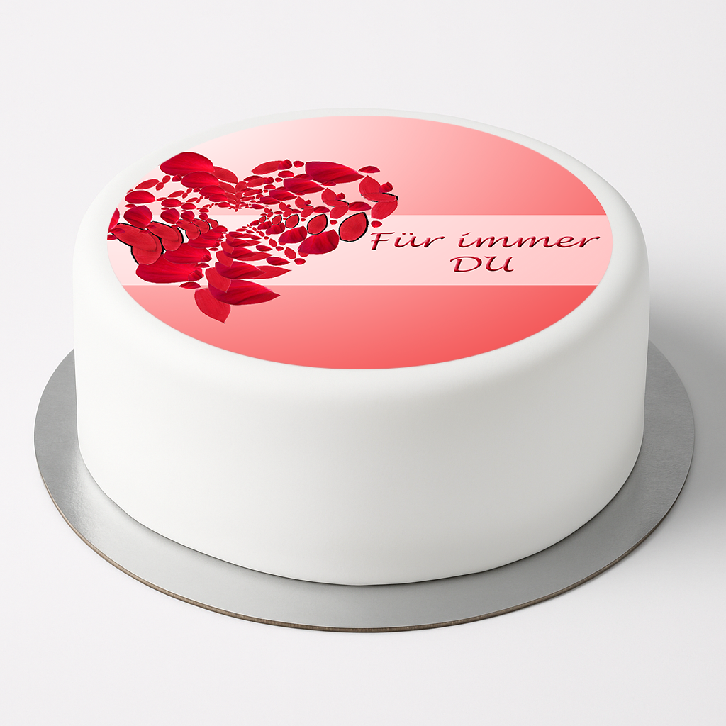 Tortenaufleger Hochzeit