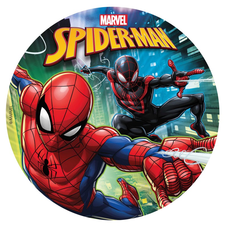 Spiderman Tortenbild 20 cm | zuckerfrei