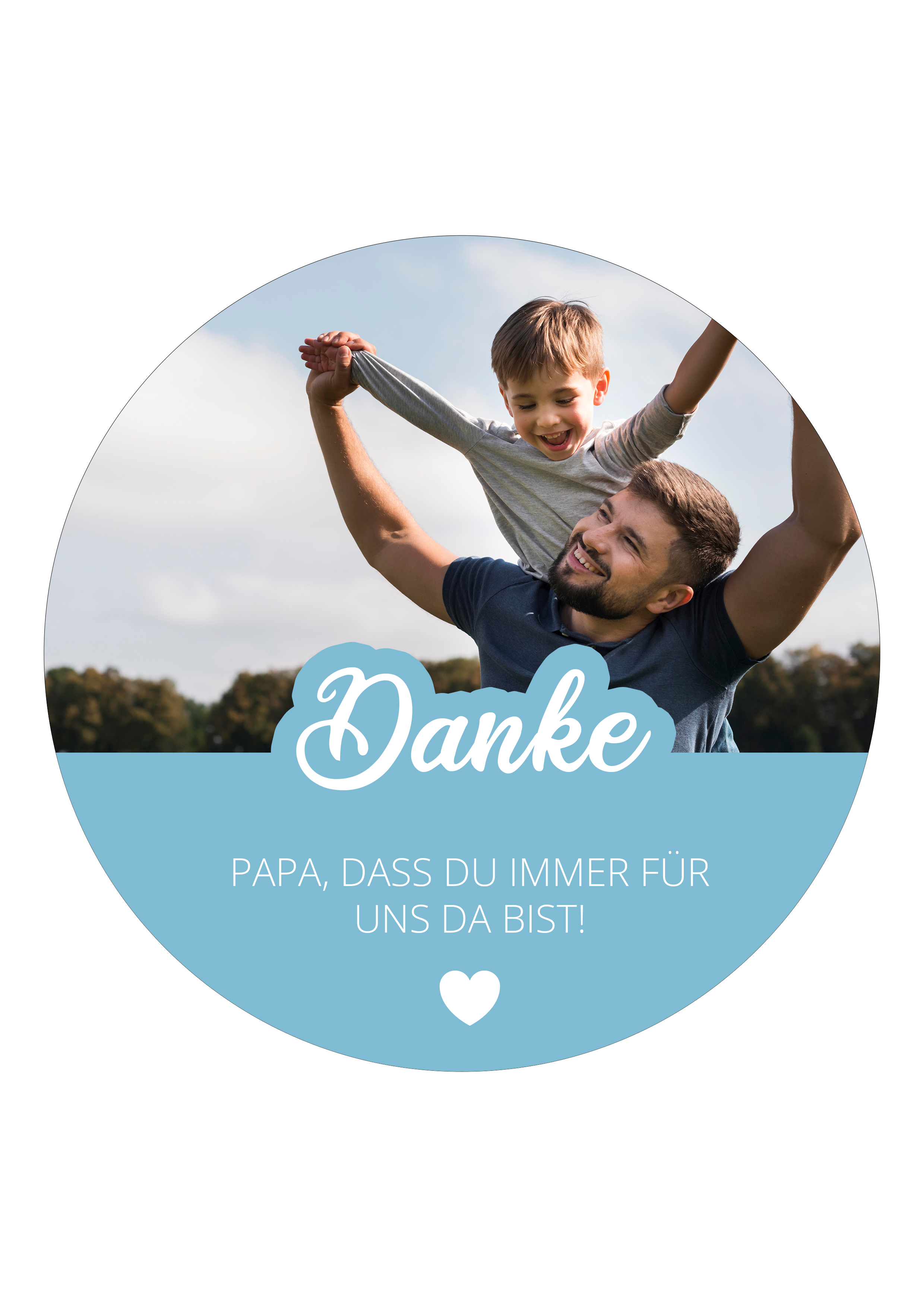 Tortenaufleger Vatertag 