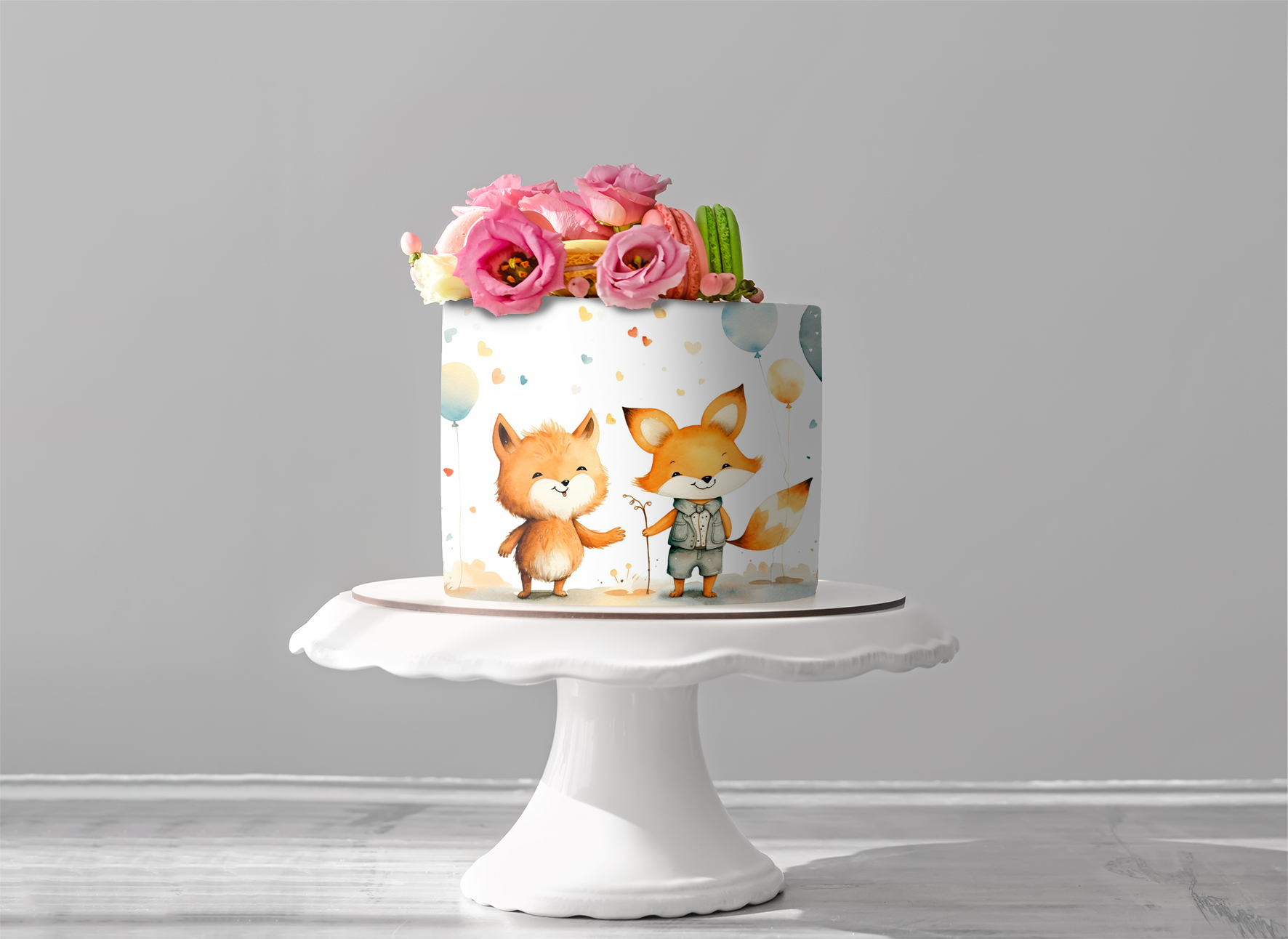 Deko Fondant Fuchs Geburtstag