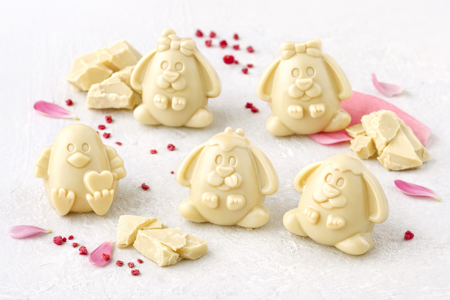 Silikomart Silikonform Gussform Osterfreunde SCG30 – Essbare Oster-Motivfiguren