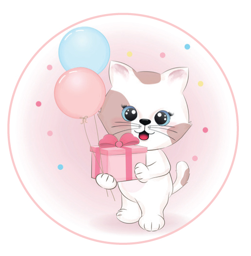 Muffinaufleger Katze